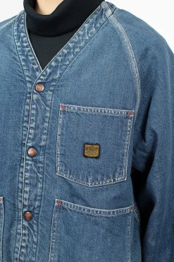 Kapital Coneybowy Railroad Jacket Denim| Outerwear