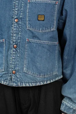 Kapital Coneybowy Railroad Jacket Denim| Outerwear