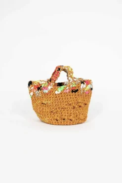 Daniela Gregis Crochet Bag Camel| Bags