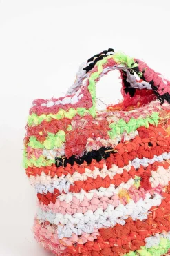 Daniela Gregis Crochet Bag Pink Multi| Bags