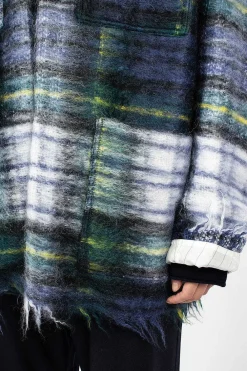 Sofie D'Hoore Croft Woven Jacket Green Tartan| Outerwear