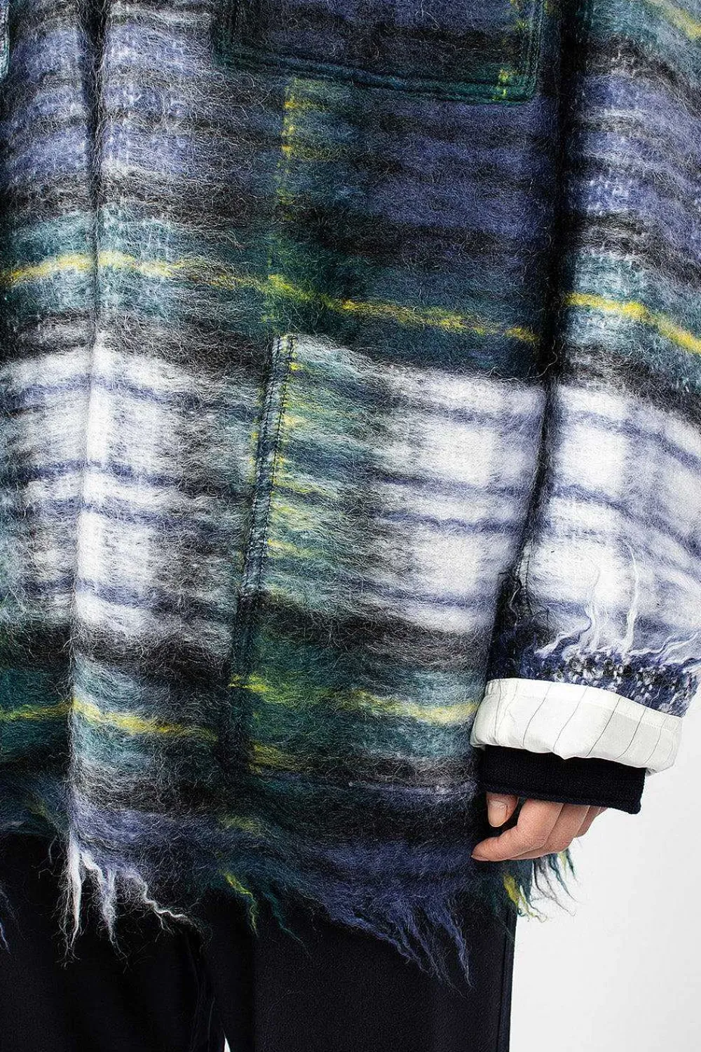 Sofie D'Hoore Croft Woven Jacket Green Tartan| Outerwear