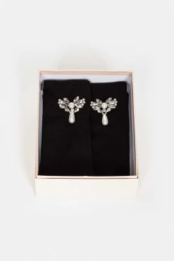 Simone Rocha Crystal Cluster Embellished Socks| Tights & Socks