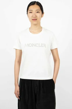 Moncler Crystal Logo T-Shirt| Tops