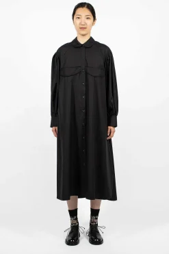 Simone Rocha Cup Embroidered Shirt Dress| Dresses