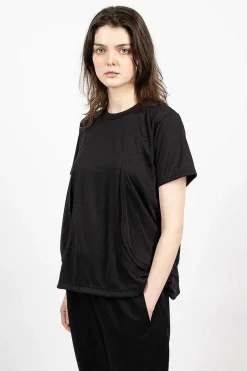 Comme Des Garçons Comme Des Garçons Cut T-Shirt Black| Tops