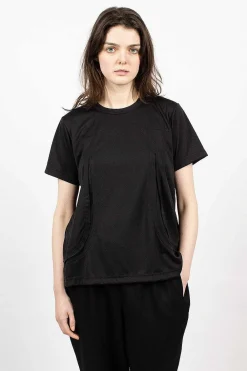 Comme Des Garçons Comme Des Garçons Cut T-Shirt Black| Tops