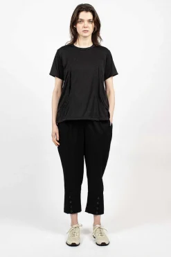 Comme Des Garçons Comme Des Garçons Cut T-Shirt Black| Tops