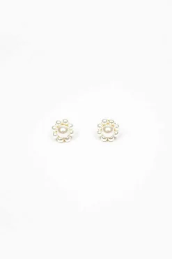 Simone Rocha Daisy Pearl Earrings| Earrings