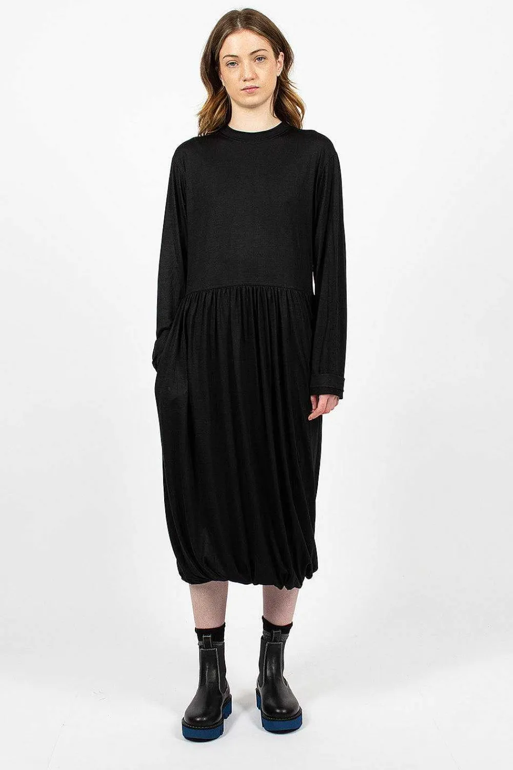 Sofie D'Hoore Demure Dress Black| Dresses