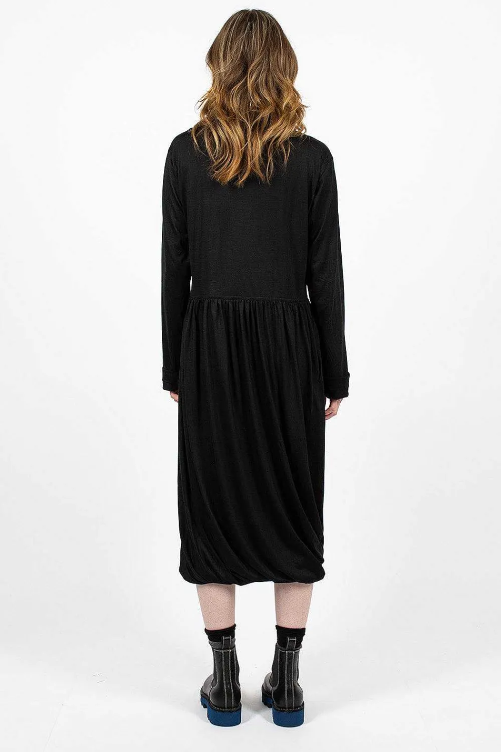 Sofie D'Hoore Demure Dress Black| Dresses