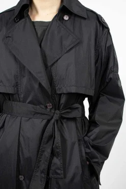 Moncler Deva Trenchcoat Black| Outerwear