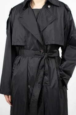 Moncler Deva Trenchcoat Black| Outerwear