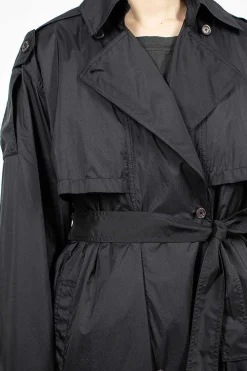 Moncler Deva Trenchcoat Black| Outerwear