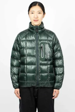 and wander Diamond Stitch Down Jacket Green| Outerwear