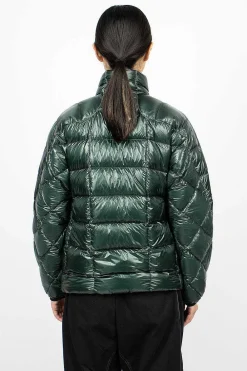 and wander Diamond Stitch Down Jacket Green| Outerwear