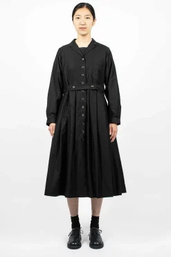 École de Curiosités Dina Coat Black| Dresses