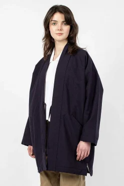 VISVIM Dotera Hanten Style Jacket Navy| Outerwear