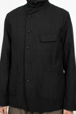 Vlas Blomme Double Breasted Jacket Black| Outerwear