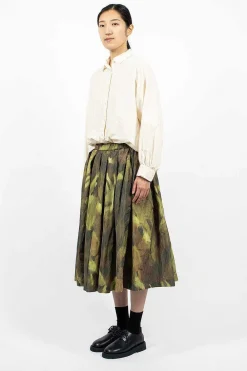 Casey Casey Double Riddeaux Skirt Ikat Khaki| Skirts