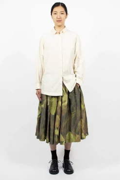 Casey Casey Double Riddeaux Skirt Ikat Khaki| Skirts