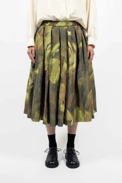 Casey Casey Double Riddeaux Skirt Ikat Khaki| Skirts