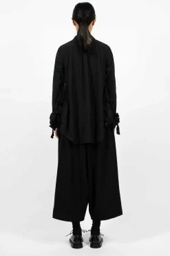 Comme Des Garçons Comme Des Garçons Dropped Rise Pant Black| Trousers