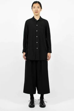 Comme Des Garçons Comme Des Garçons Dropped Rise Pant Black| Trousers