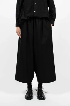 Comme Des Garçons Comme Des Garçons Dropped Rise Pant Black| Trousers