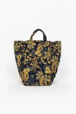 Amiacalva Easy Bag Navy Paisley| Bags