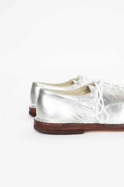 Daniela Gregis Easy Lace Up Shoe Silver| Shoes