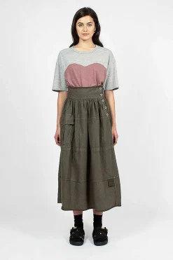 VISVIM Elevation Mil Olive Skirt| Skirts