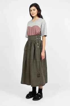 VISVIM Elevation Mil Olive Skirt| Skirts