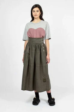 VISVIM Elevation Mil Olive Skirt| Skirts