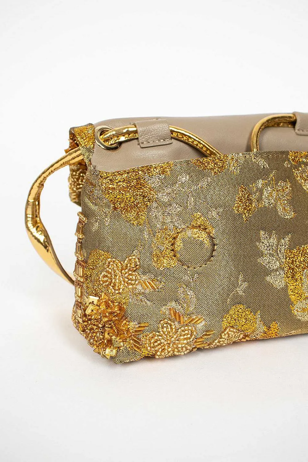 Dries Van Noten Embellished Mini Bag Gold| Bags