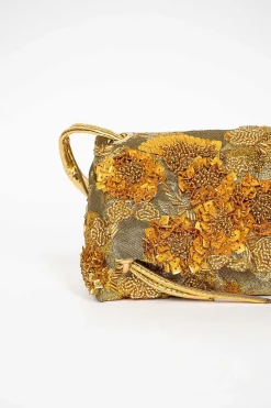 Dries Van Noten Embellished Mini Bag Gold| Bags