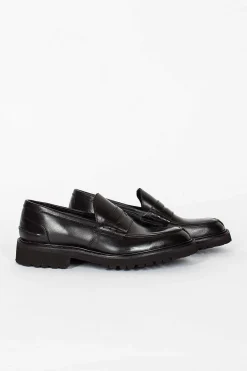 Tricker’s Eva Penny Loafer Black| Shoes