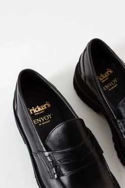 Tricker’s Eva Penny Loafer Black| Shoes
