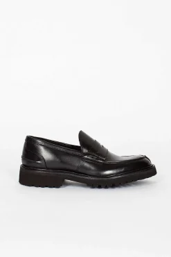 Tricker’s Eva Penny Loafer Black| Shoes