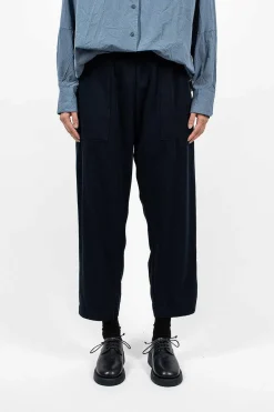 Casey Casey Fabi Militaire Pant Dark Navy| Trousers