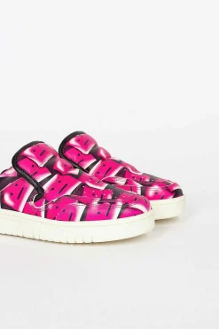 Acne Studios Face Mule Black/Pink| Sneakers