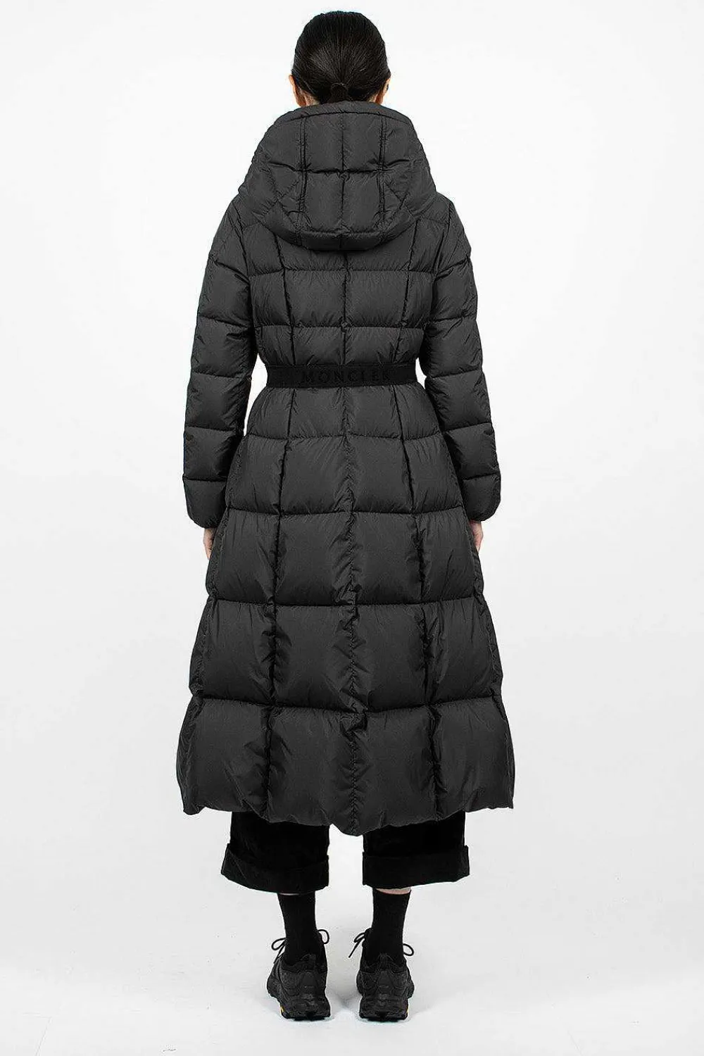 Moncler Faucon Down Coat Black| Outerwear