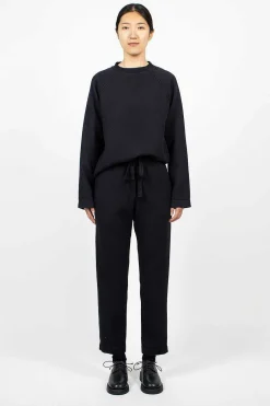 Casey Casey Felix Pant Navy Jersey| Trousers