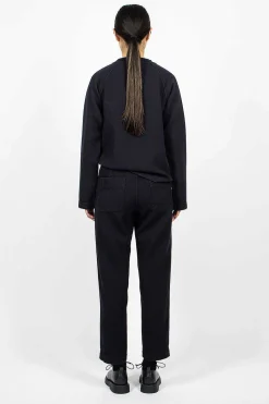 Casey Casey Felix Pant Navy Jersey| Trousers