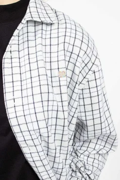 Acne Studios Flannel Overshirt White/Black| Shirts