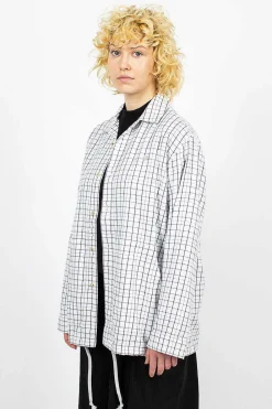 Acne Studios Flannel Overshirt White/Black| Shirts