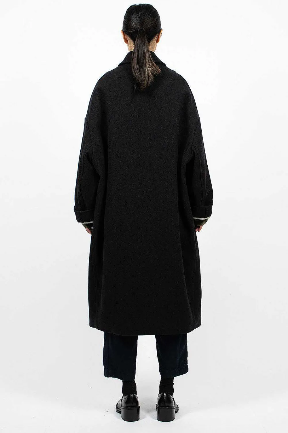 Dries Van Noten Flap Pocket Coat Black| Outerwear