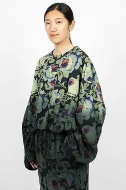 Dries Van Noten Floral Sweatshirt Dip Dye| Tops
