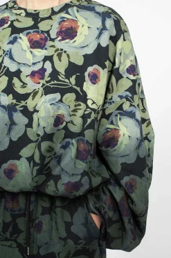 Dries Van Noten Floral Sweatshirt Dip Dye| Tops