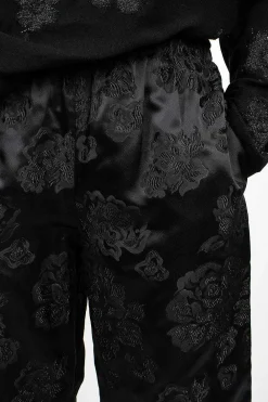 Comme Des Garçons Comme Des Garçons Floral Trouser Black| Trousers